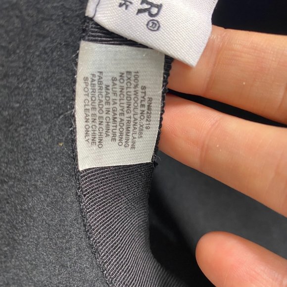 Betmar New York Black Wool Bucket Hat with Feather Detail main image 10